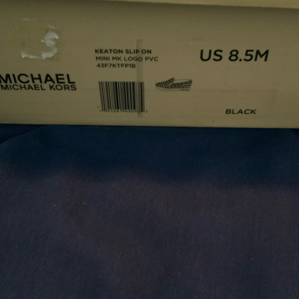Michael Kors Black Keaton Slip-Ons